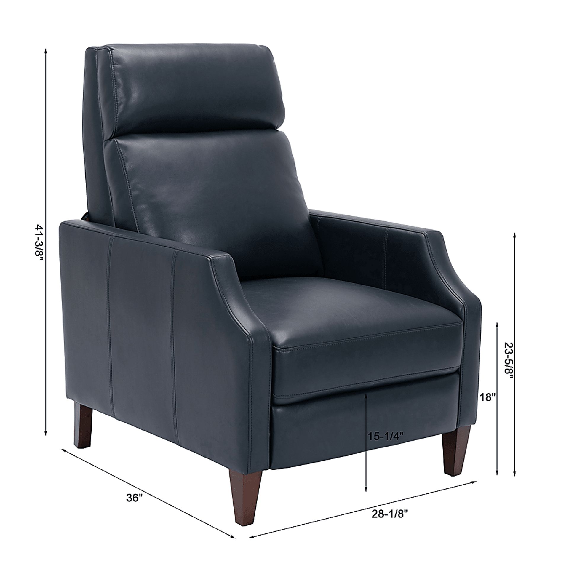 Grayview Blue Push Back Recliner - Image 17