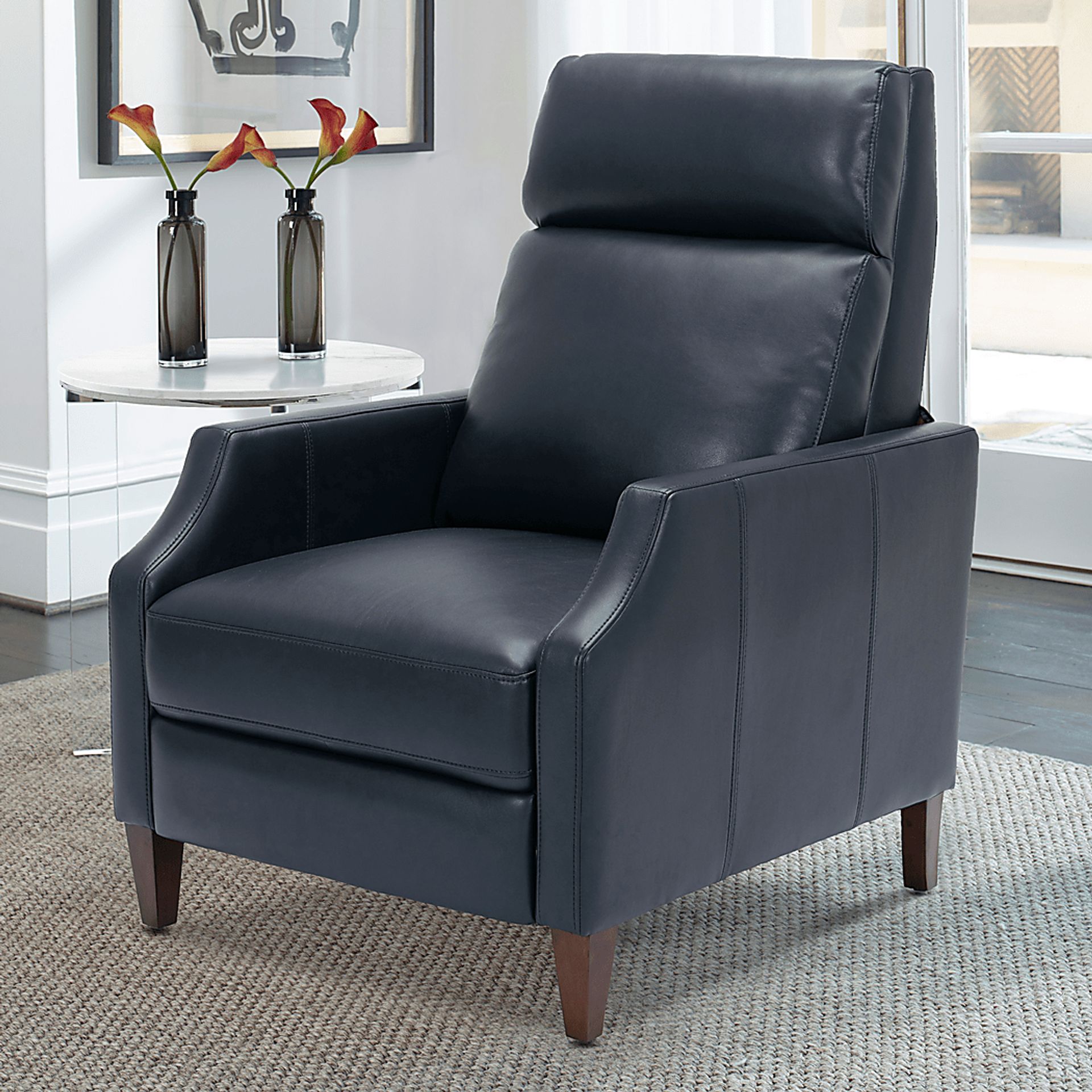 Grayview Blue Push Back Recliner - Image 18