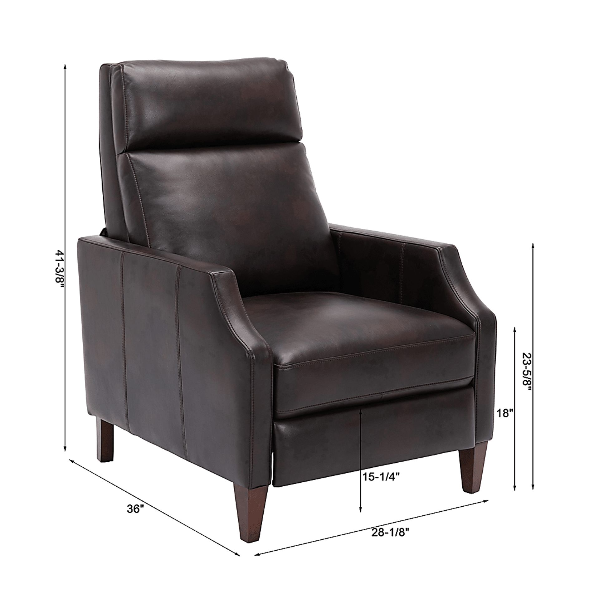 Grayview Brown Push Back Recliner - Image 18