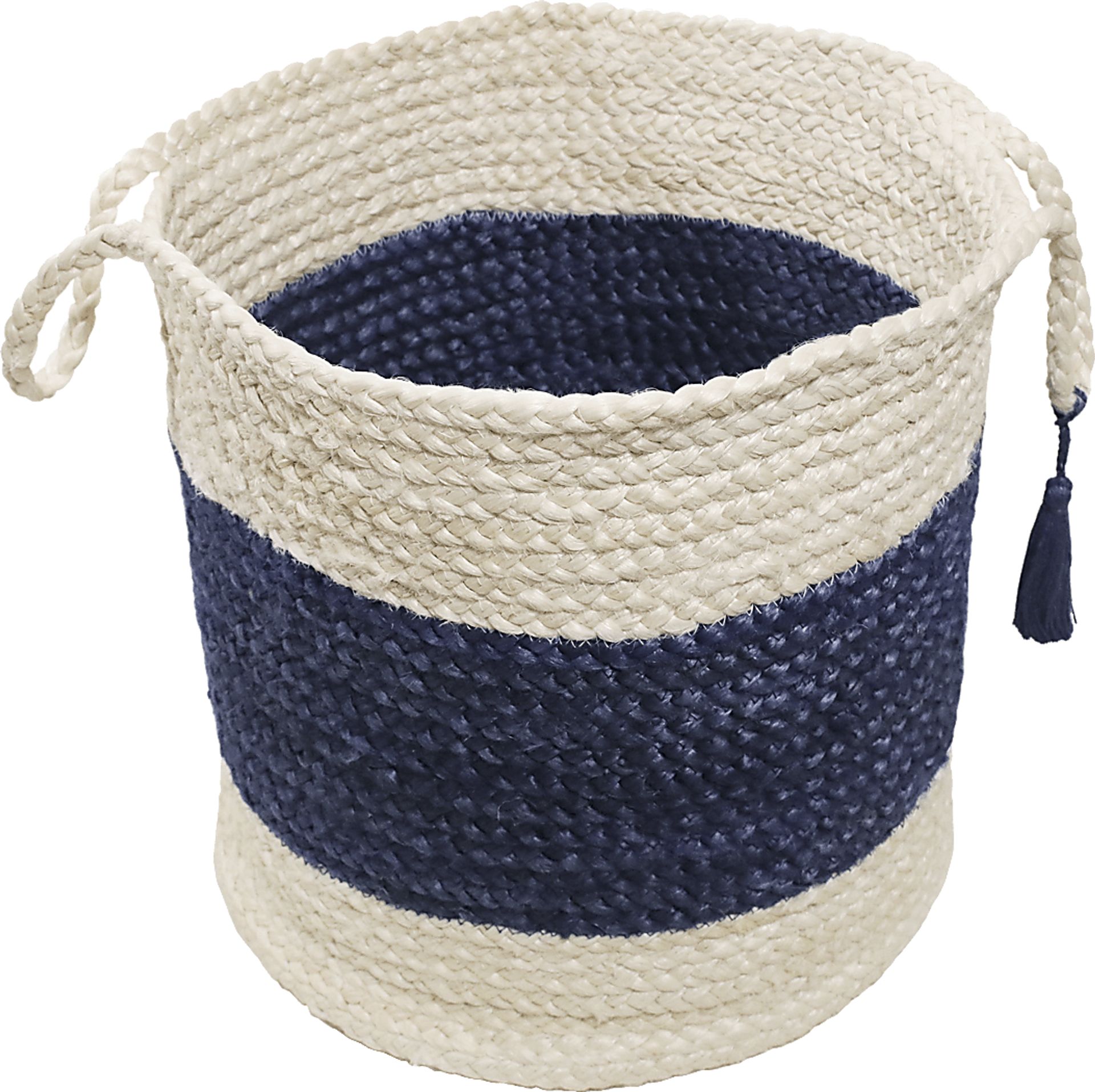 Grebella White/Blue 17 in. Basket - Image 4