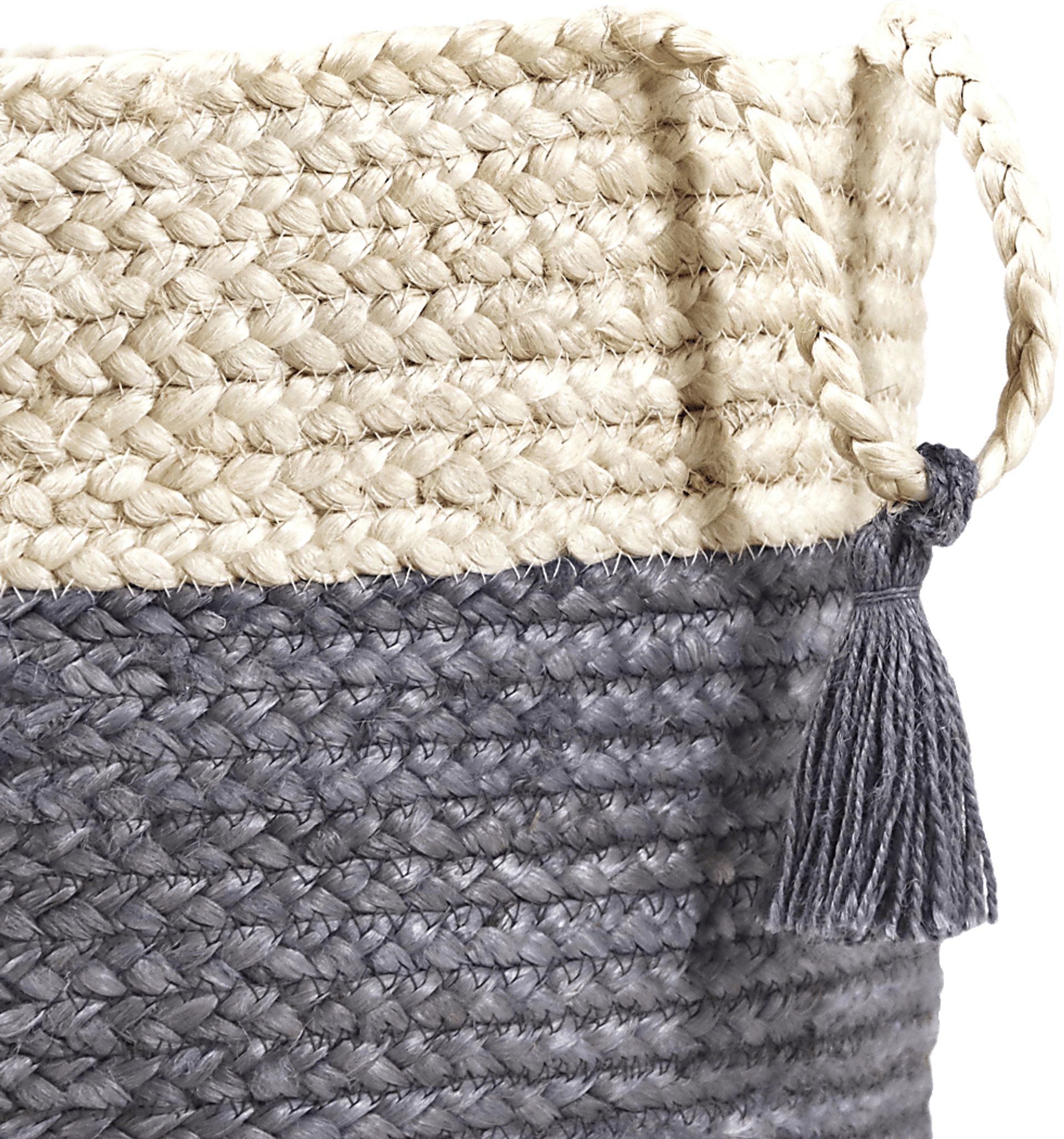 Grebella White/Gray 17 in. Basket - Image 6