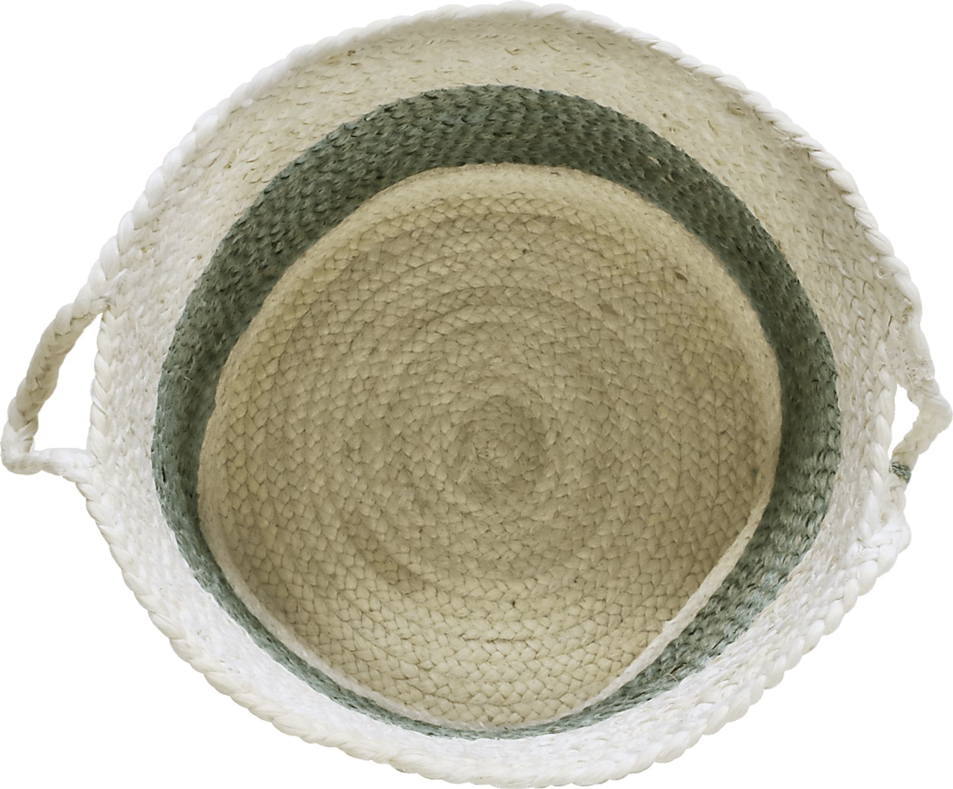 Grebella White/Light Blue 17 in. Basket - Image 5