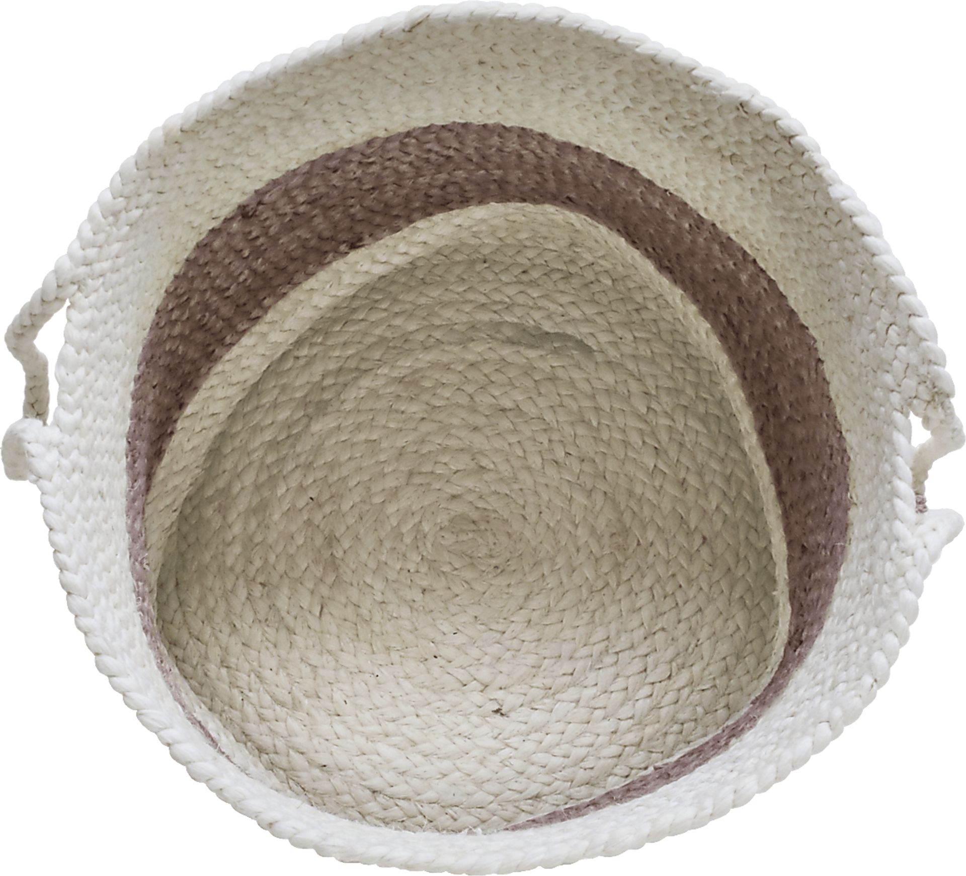 Grebella White/Lilac 17 in. Basket - Image 5