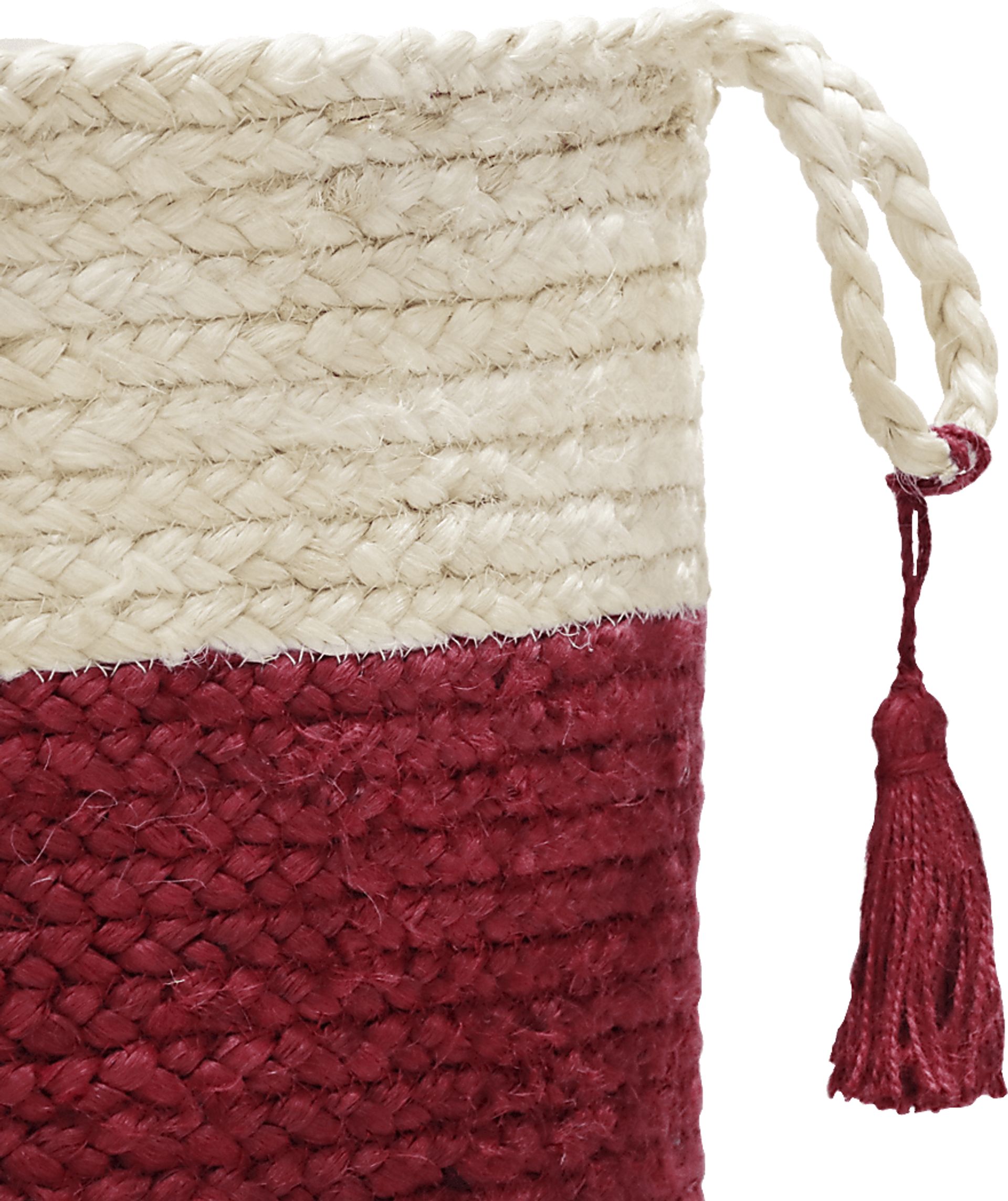 Grebella White/Red 19 in. Basket - Image 6