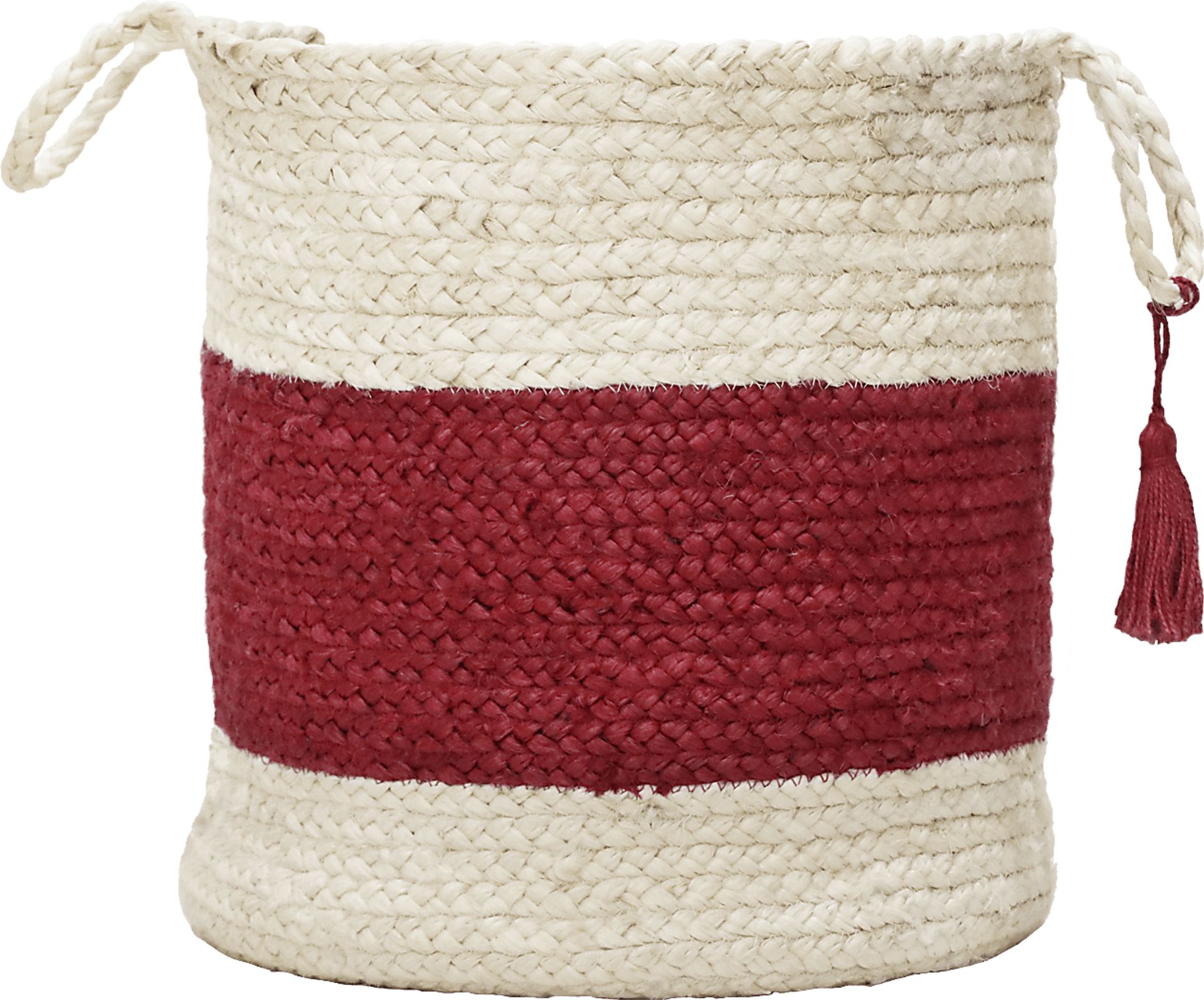Grebella White/Red 19 in. Basket - Image 1