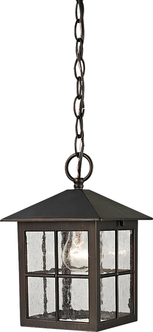 Grecade Brown Outdoor Chandelier - Thumbnail - Image 1