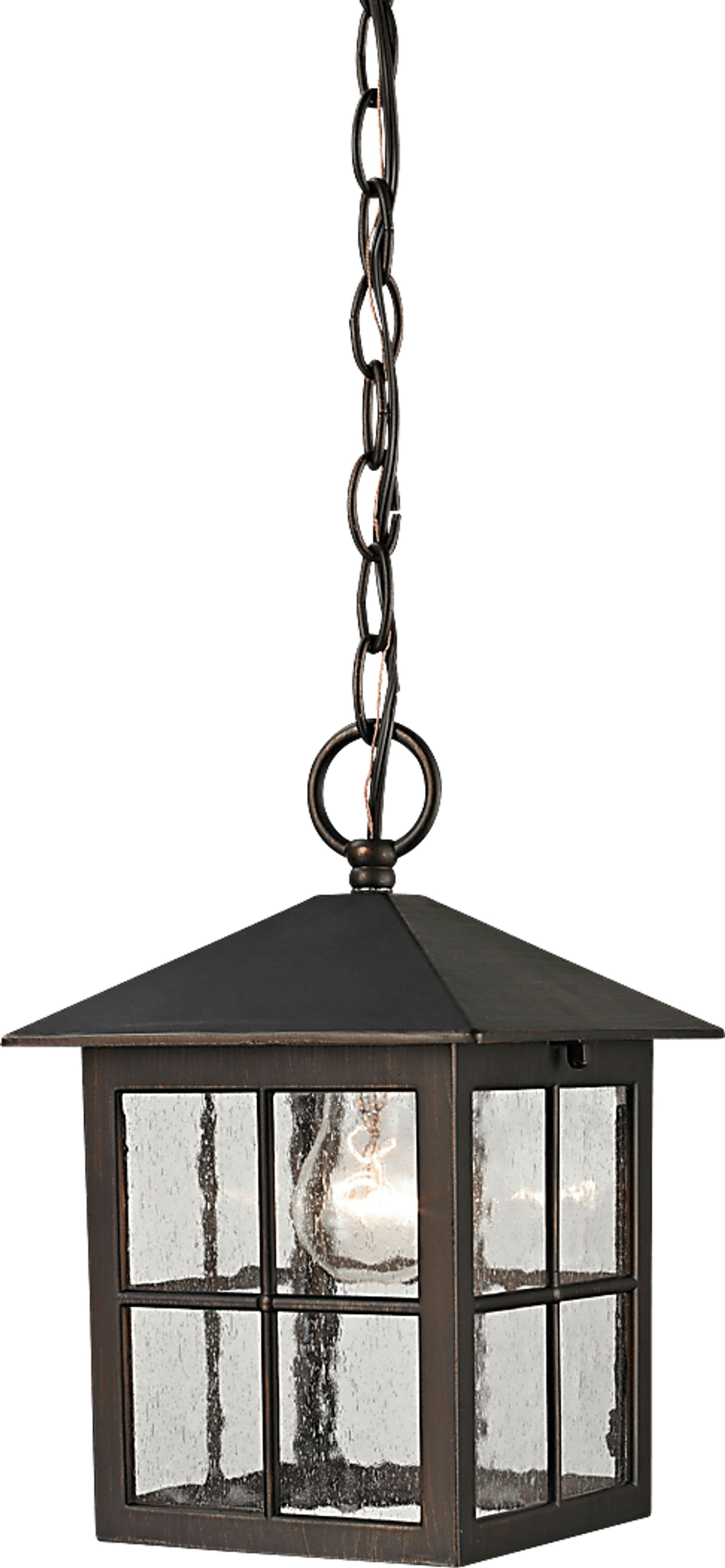 Grecade Brown Outdoor Chandelier - Image 1