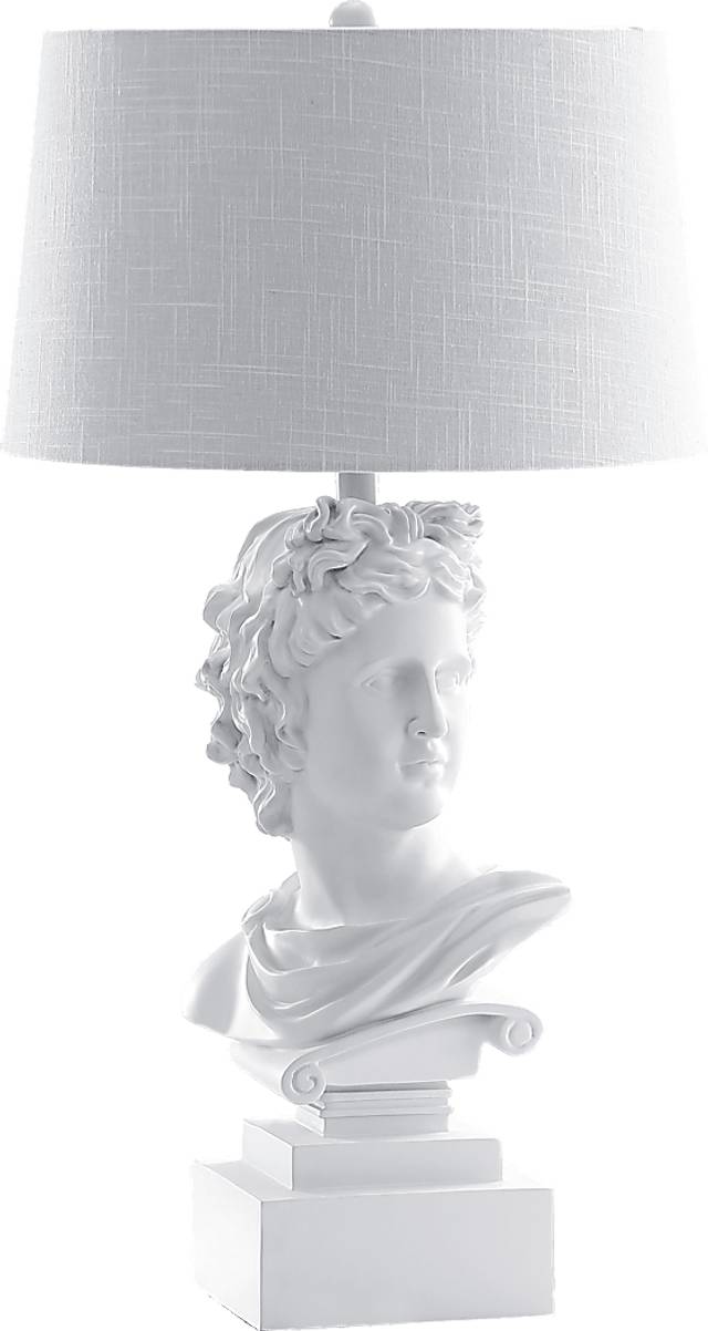 Greek Street White Lamp - Thumbnail - Image 1