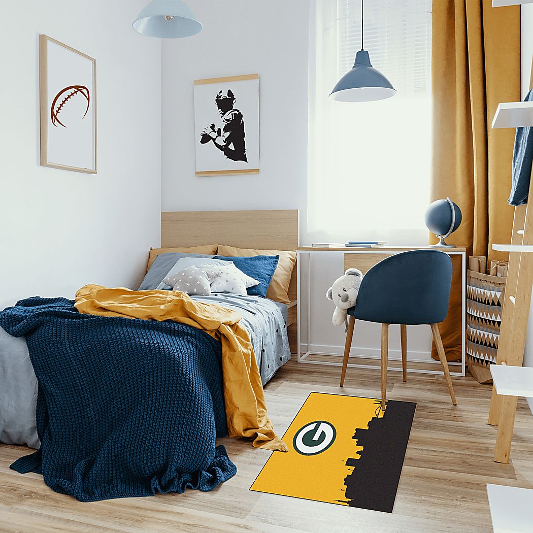 Green Bay Packers Cityscape Rug