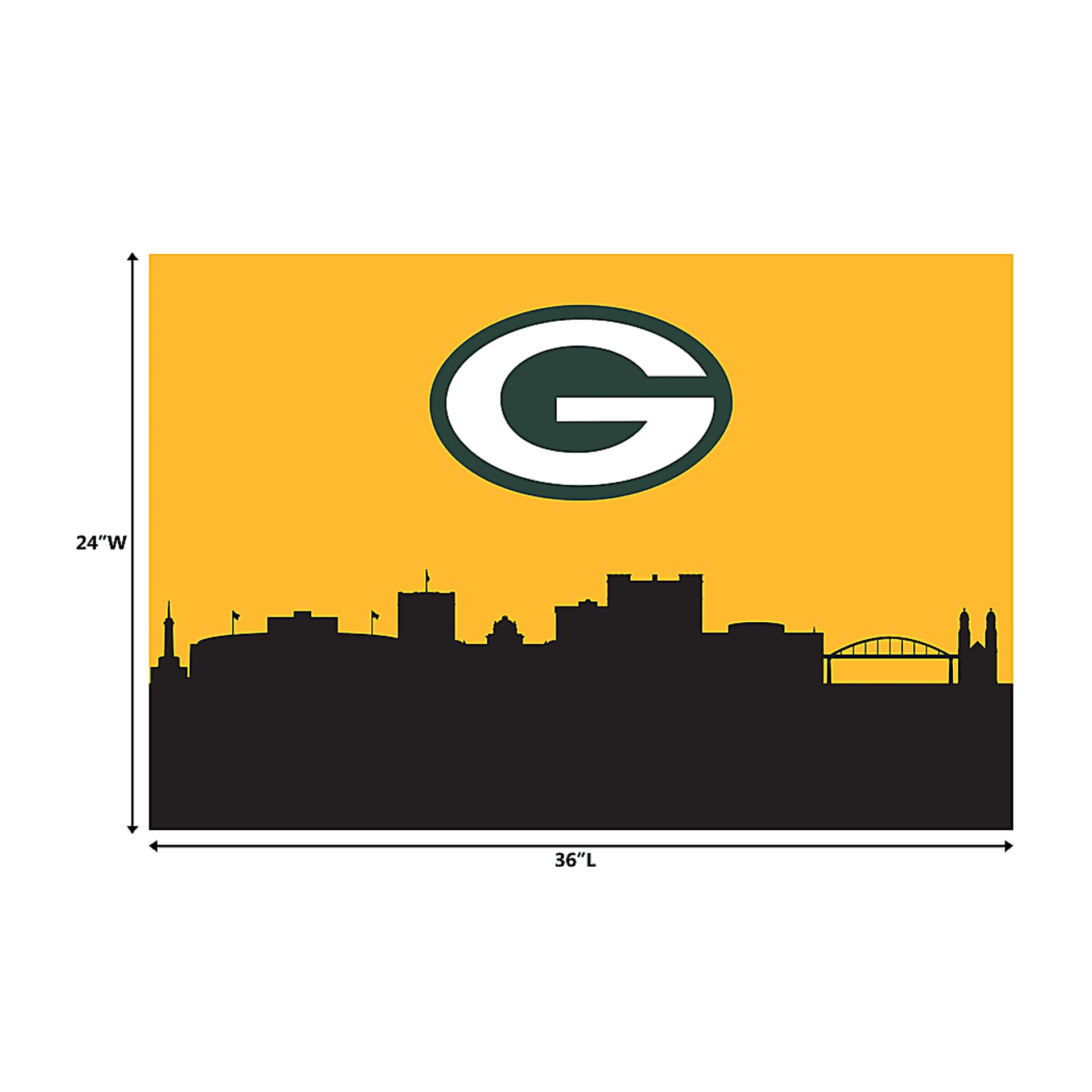 Green Bay Packers 2' x 3' Machine Washable Rug - Image 3