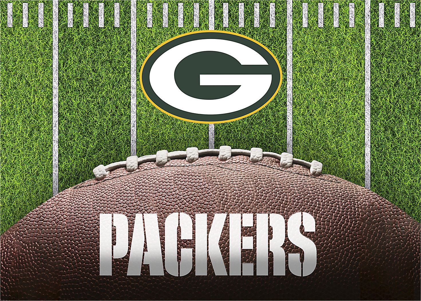 Green Bay Packers 5' x 7' Machine Washable Rug