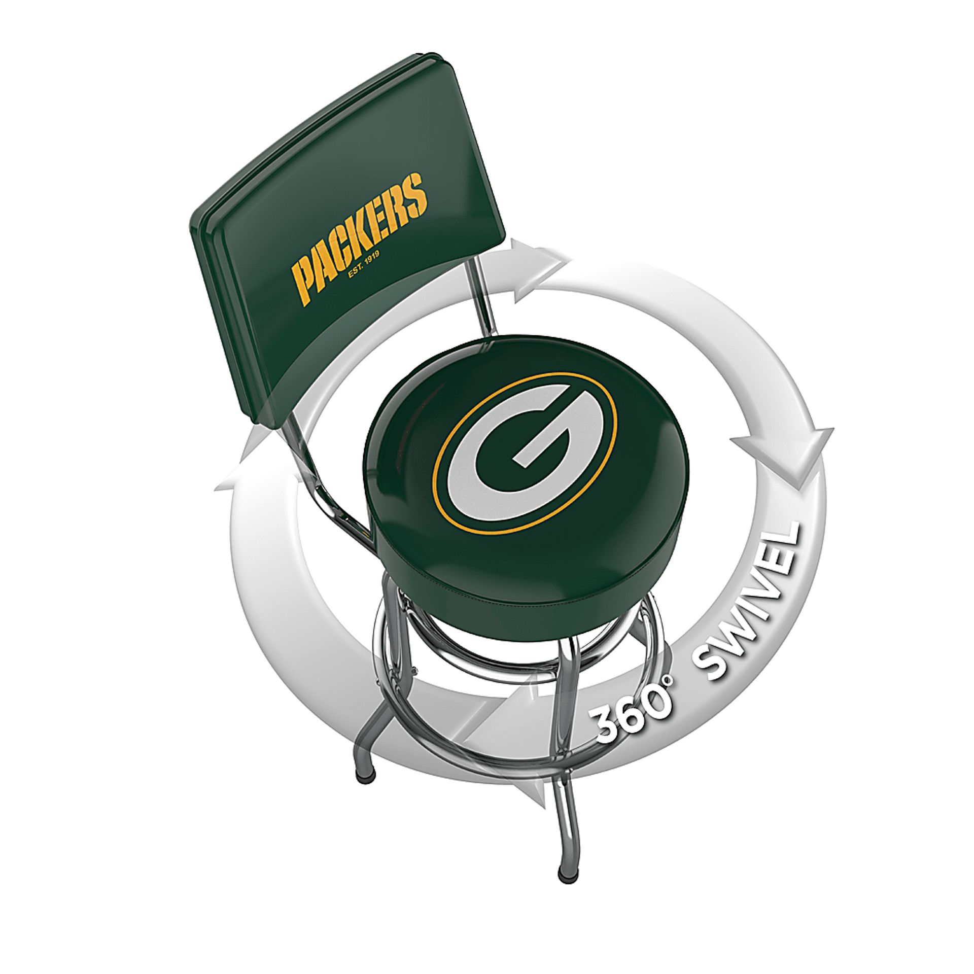 Green Bay Packers Barstool - Image 3
