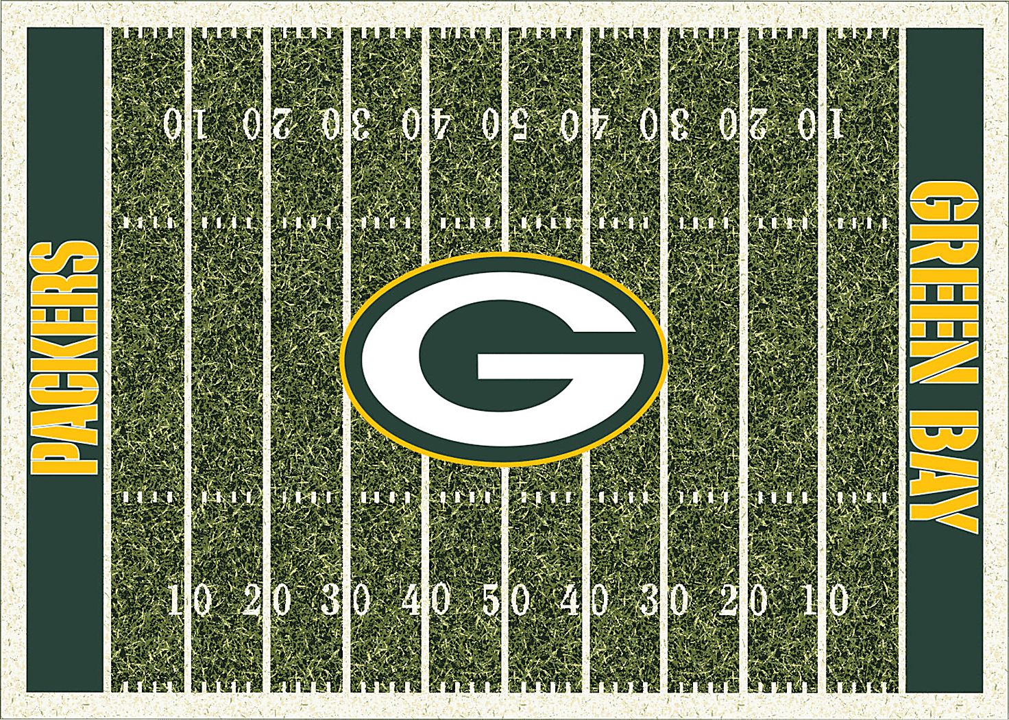 Green Bay Packers Green 4' x 6' Rug