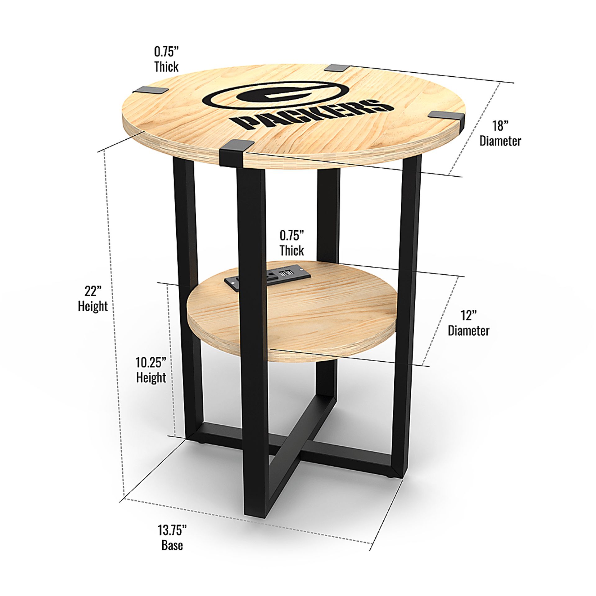 Green Bay Packers Side Table - Image 5