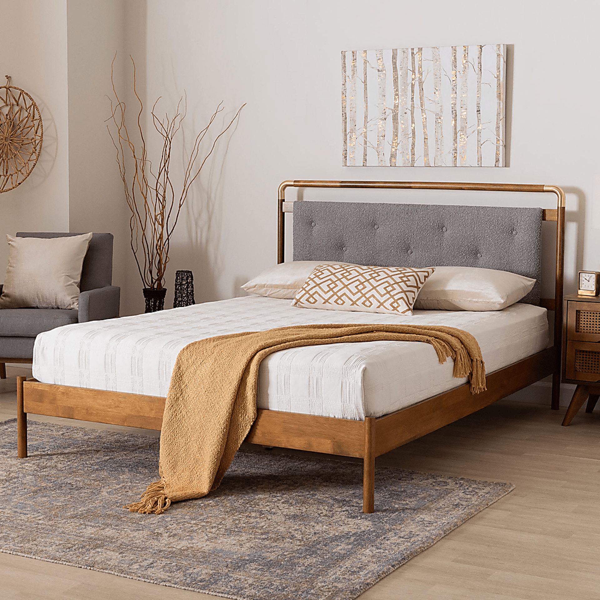 Greenawalt Light Gray Queen Bed - Image 2