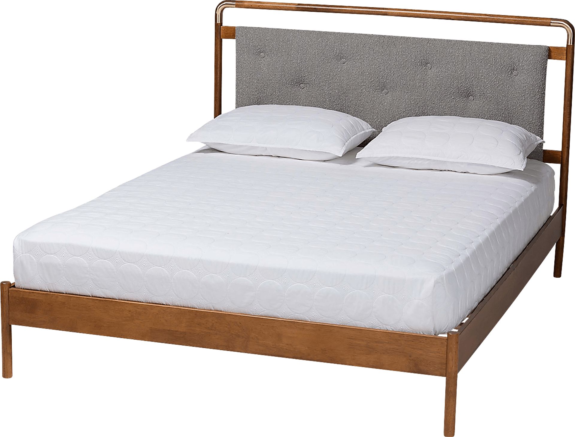 Greenawalt Light Gray Queen Bed - Image 1