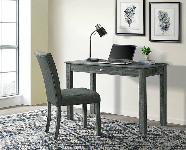 Greenberry Dark Gray Desk and Chair Set - Thumbnail - Image 2