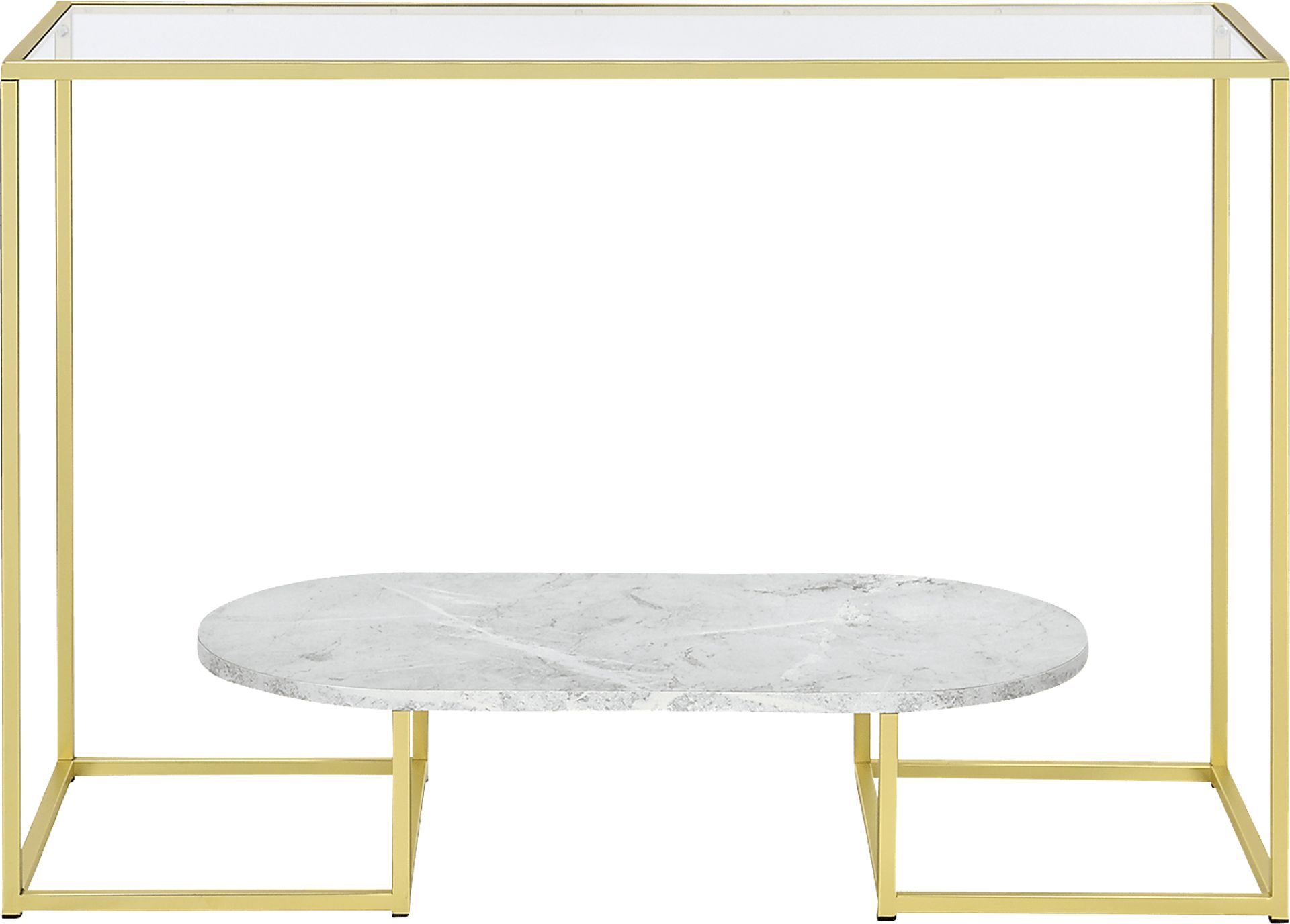 Greencastle Gold Sofa Table - Image 2