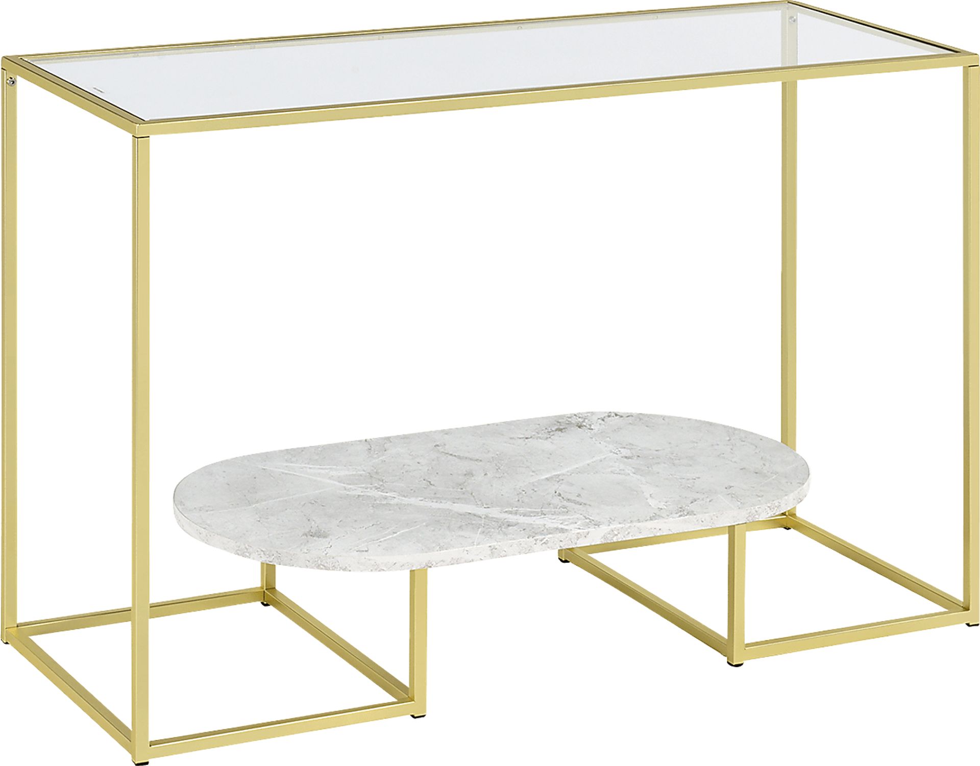 Greencastle Gold Sofa Table - Image 1
