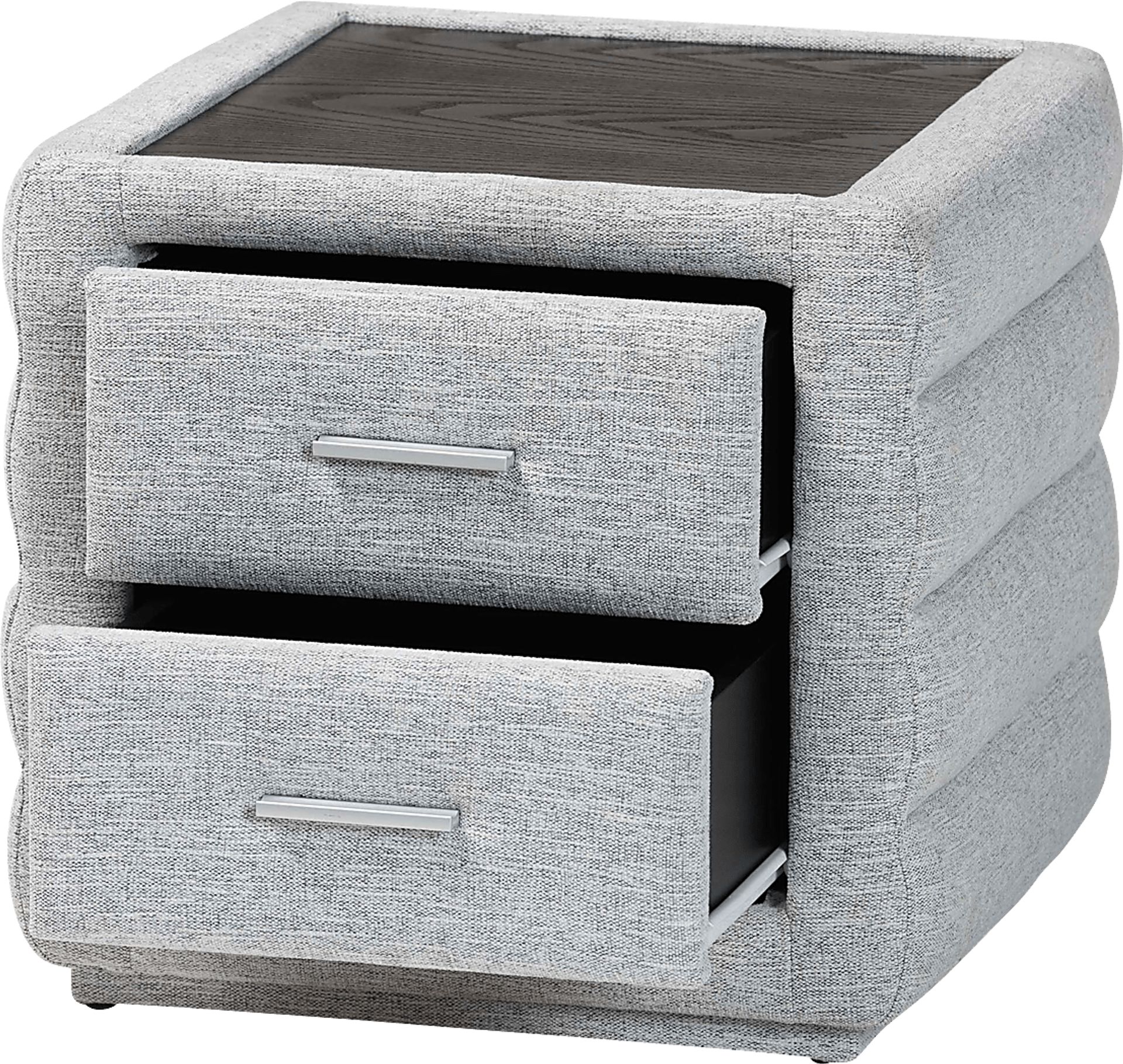 Greenpole Light Gray Nightstand - Image 4