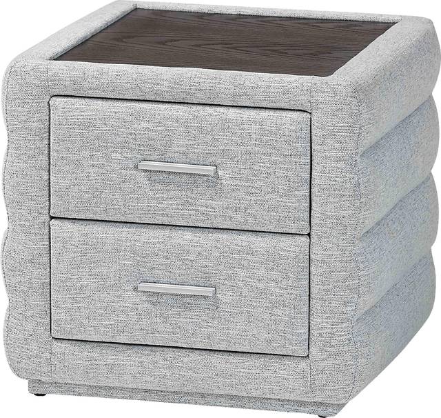Greenpole Light Gray Nightstand - Thumbnail - Image 1