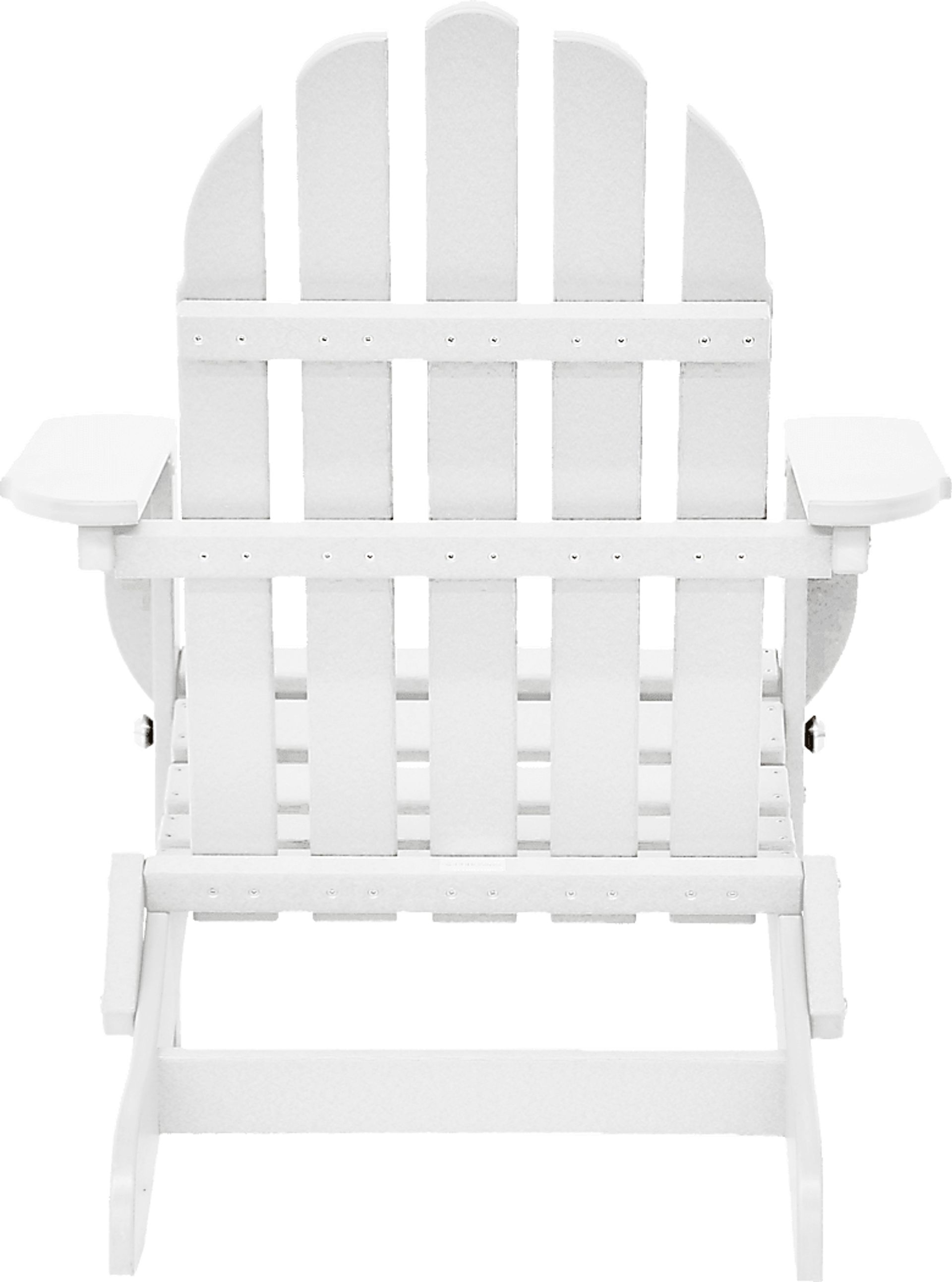Greenport Traditional White Outdoor Adirondack Chair - Image 8