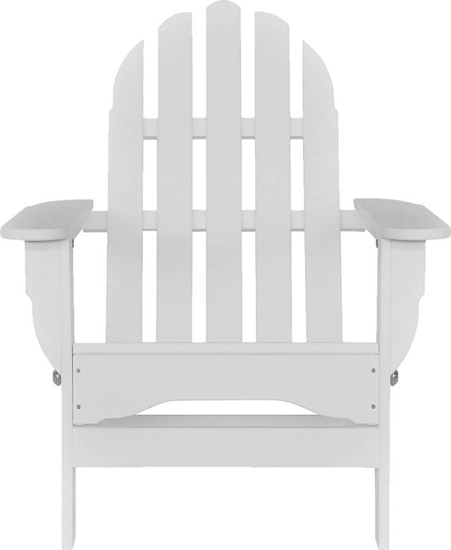 Greenport Traditional White Outdoor Adirondack Chair - Thumbnail - Image 9