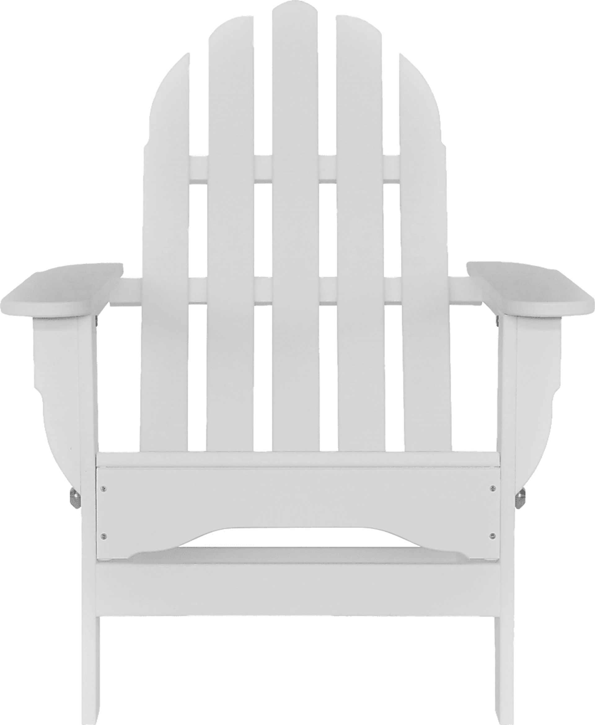 Greenport Traditional White Outdoor Adirondack Chair - Image 9