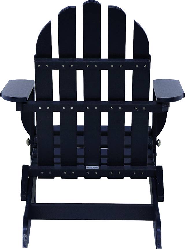 Greenport Vibrant Navy Outdoor Adirondack Chair - Thumbnail - Image 5