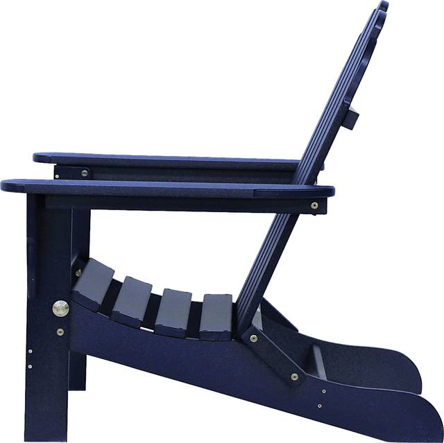 Greenport Vibrant Navy Outdoor Adirondack Chair - Thumbnail - Image 7