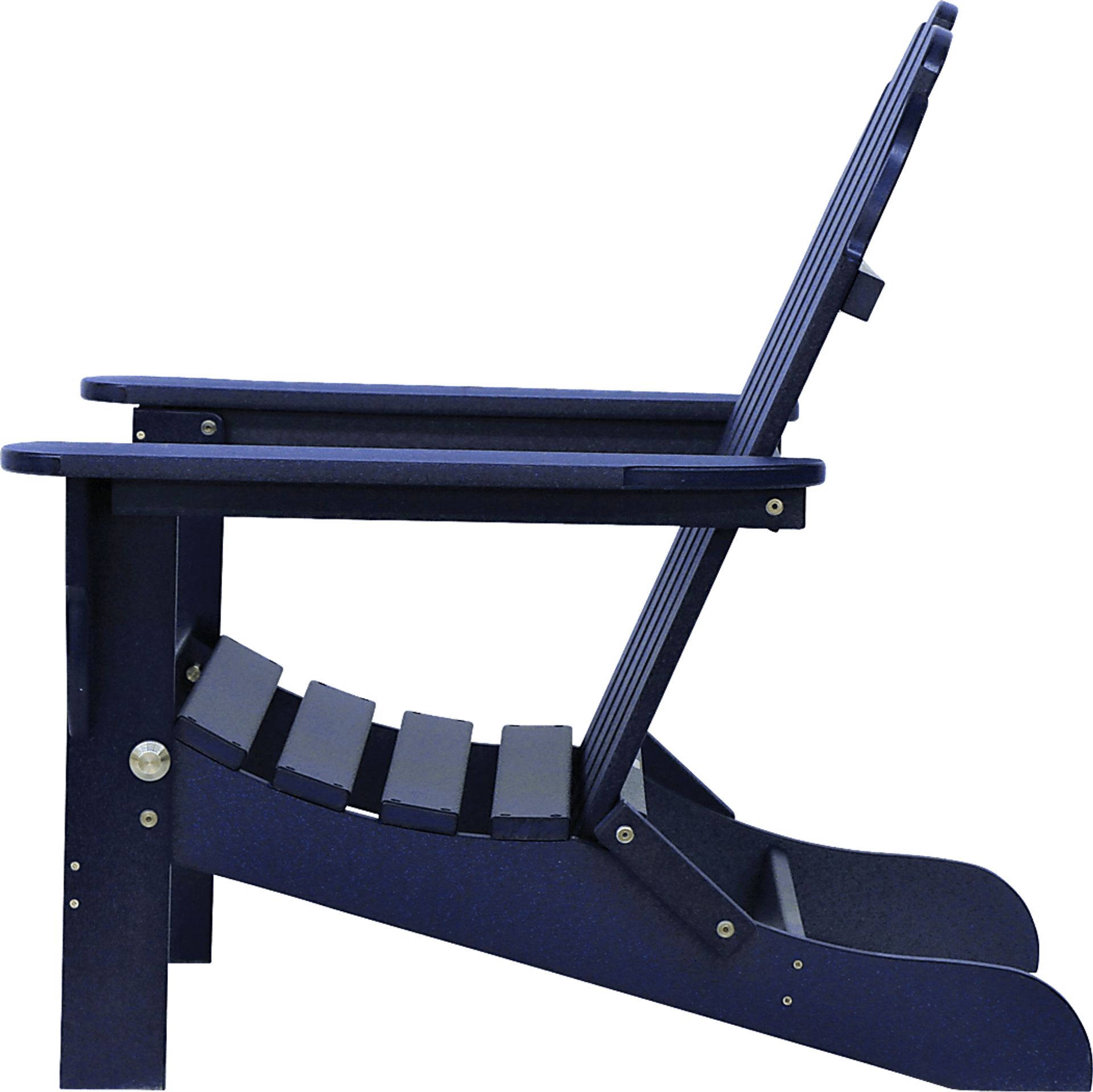 Greenport Vibrant Navy Outdoor Adirondack Chair - Image 7