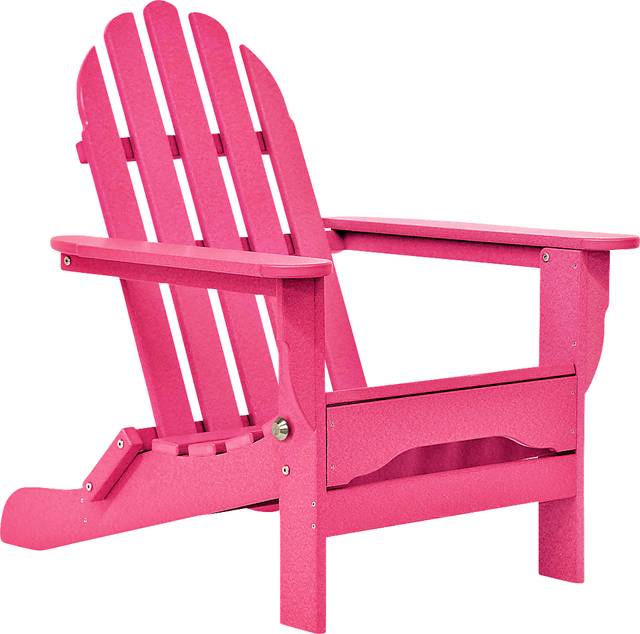 Greenport Vibrant Raspberry Outdoor Adirondack Chair - Thumbnail - Image 1