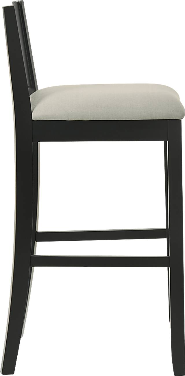Greensys I Black and Beige Barstool - Thumbnail - Image 3
