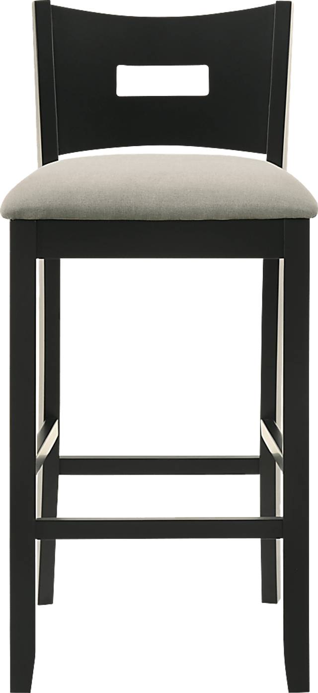Greensys I Black and Beige Barstool - Thumbnail - Image 4