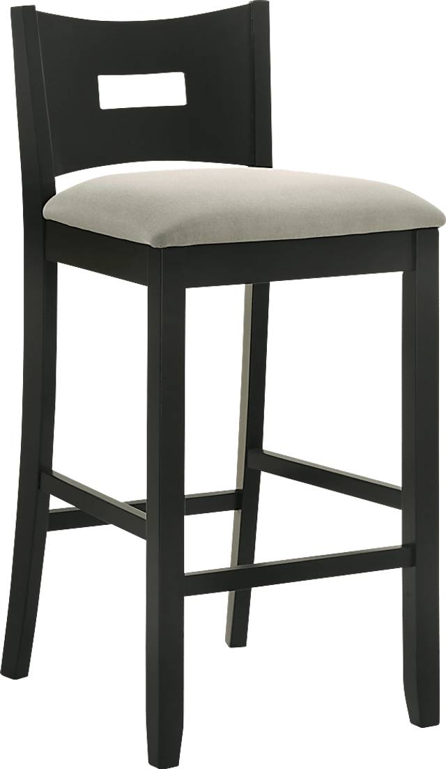 Greensys I Black and Beige Barstool - Thumbnail - Image 1