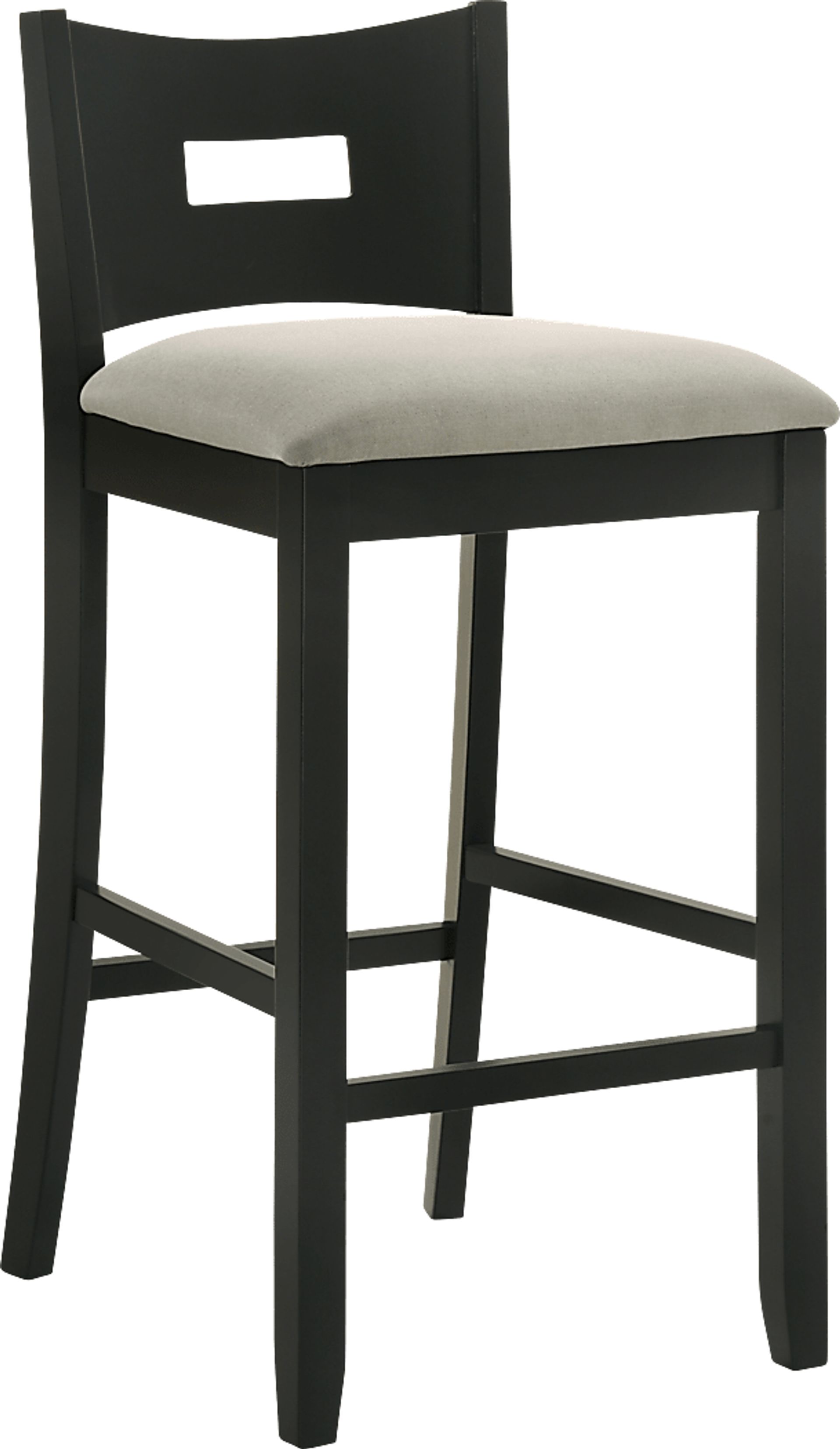 Greensys I Black and Beige Counter Height Stool - Image 1