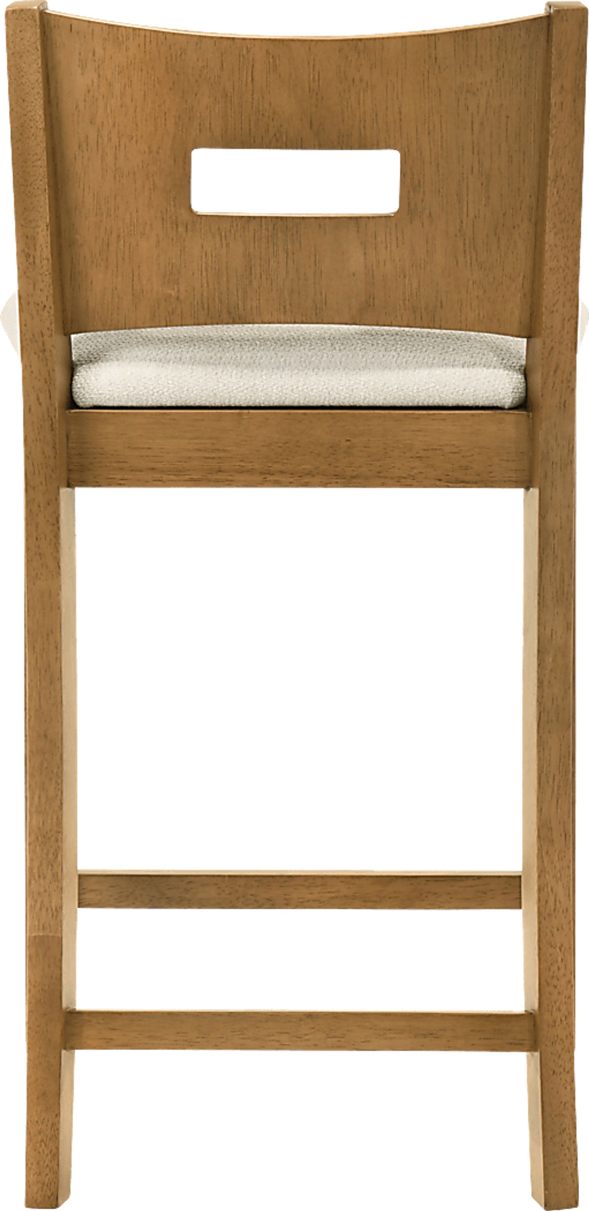 Greensys II Brown and Ivory Barstool - Image 3