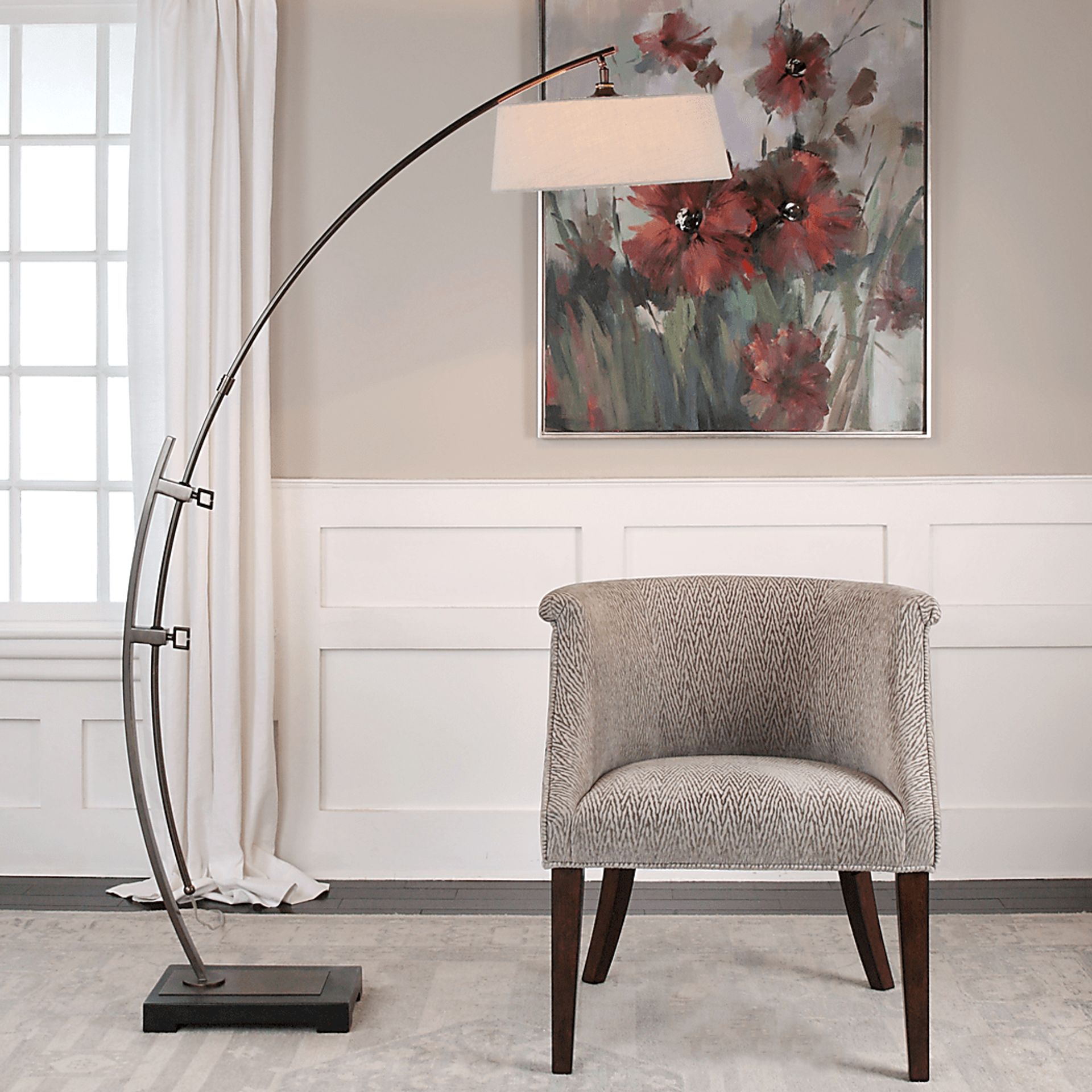 Greenway Fields Bronze Floor Lamp - Image 2