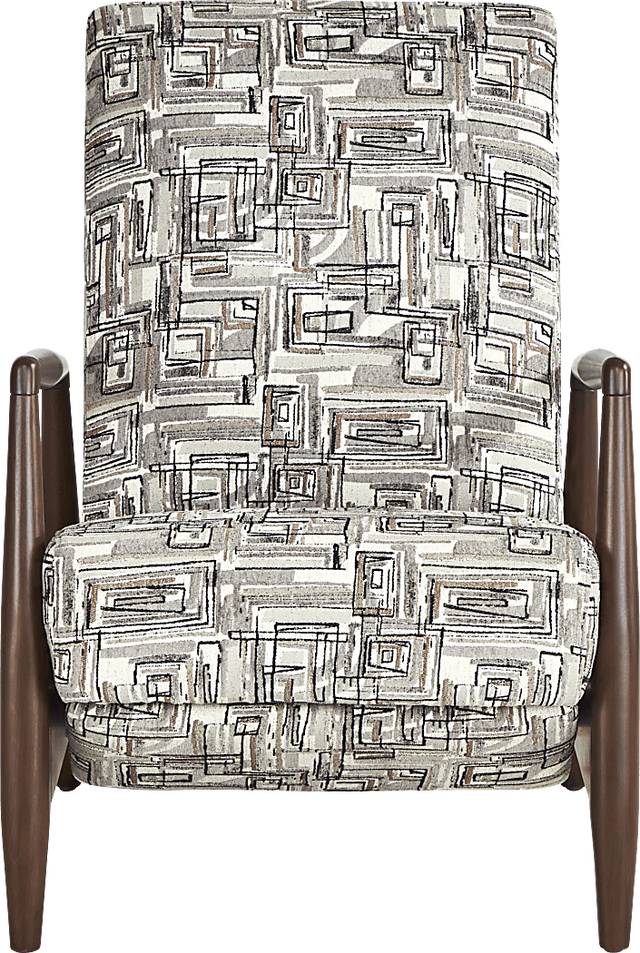 Greenwich Loft Gray Push Back Recliner - Thumbnail - Image 2