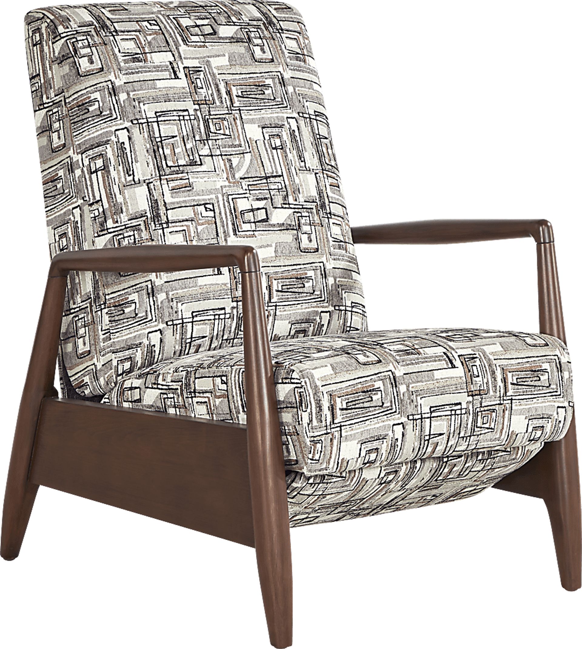 Greenwich Loft Gray Push Back Recliner - Image 3