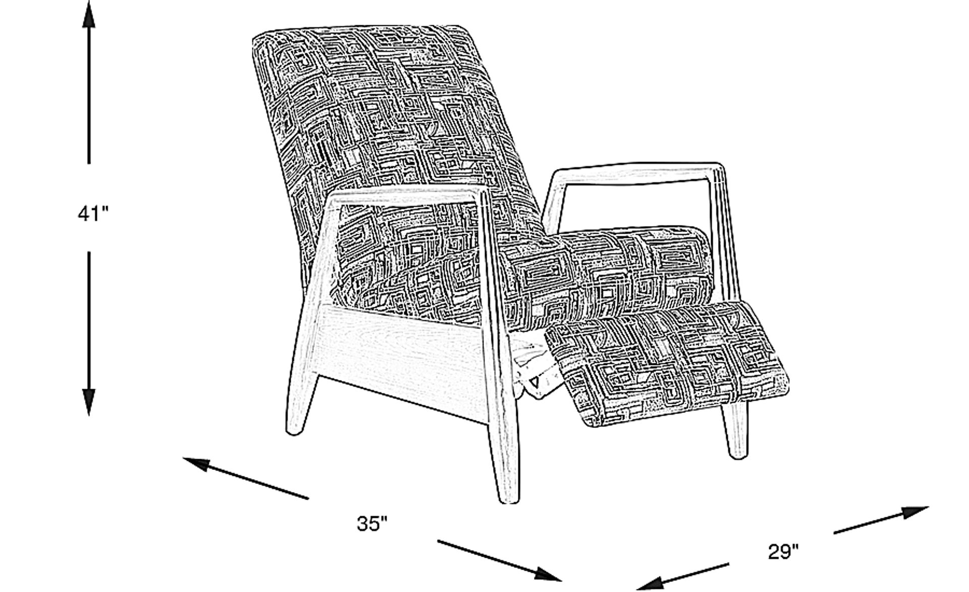 Dimension Image. Please refer to the Dimension Tab on this page for dimension details.
