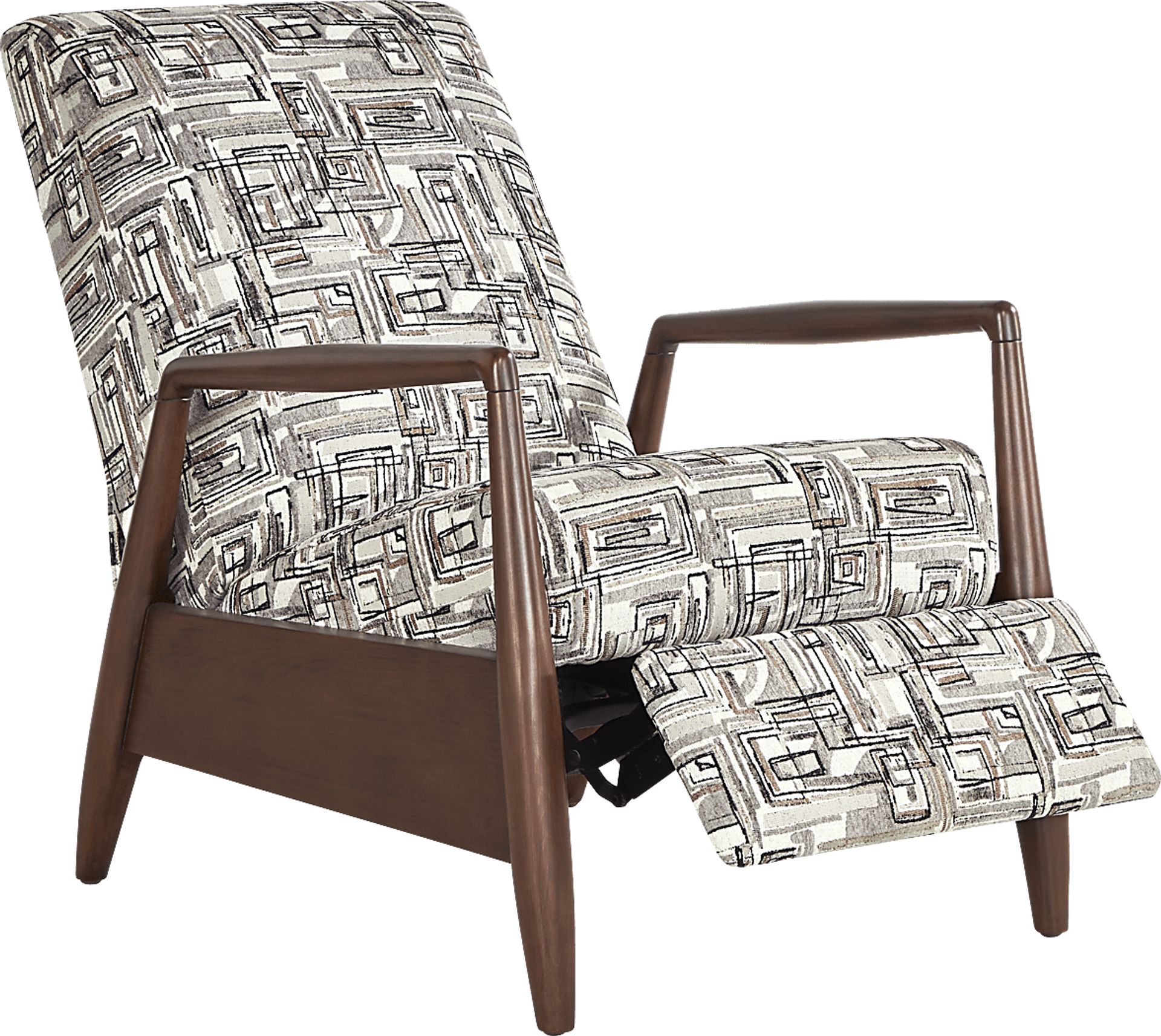 Greenwich Loft Gray Push Back Recliner - Image 1