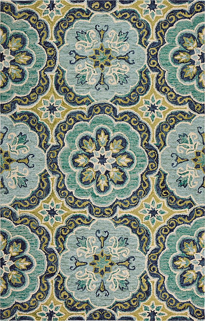 Greeva Blue 5' x 7'9 Rug