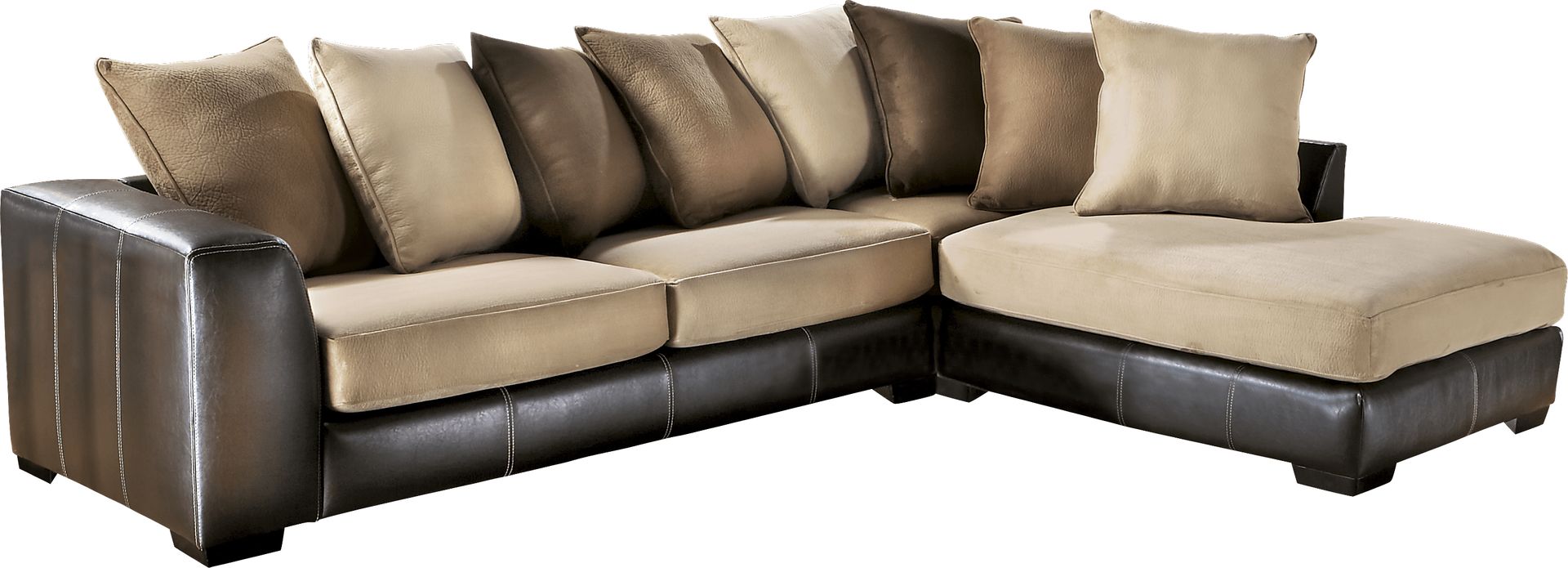 Gregory Beige 2 Pc Sectional - Image 1