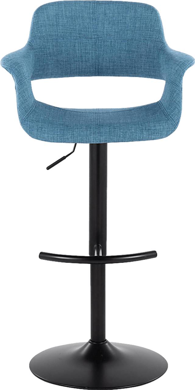 Greinwich I Blue Adjustable Barstool, Set of 2 - Thumbnail - Image 6
