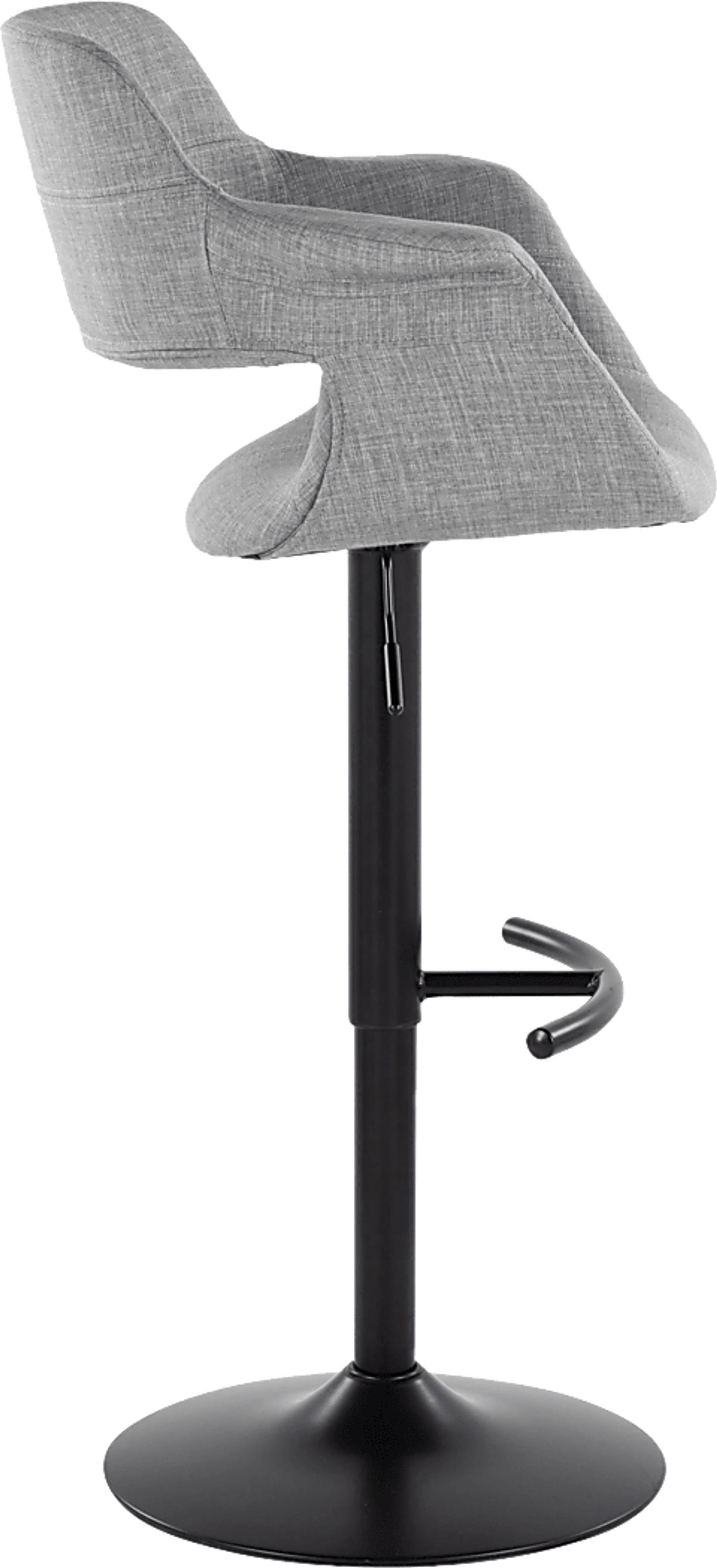 Greinwich I Gray Adjustable Barstool, Set of 2 - Image 3