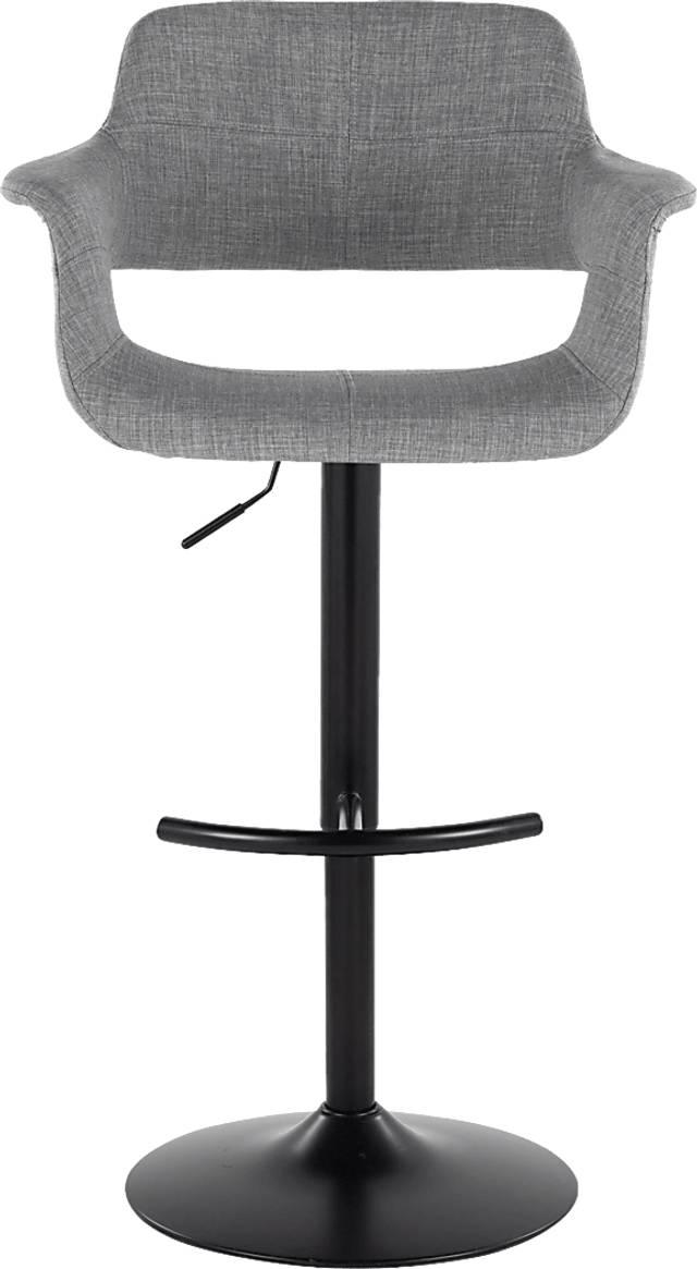 Greinwich I Gray Adjustable Barstool, Set of 2 - Thumbnail - Image 6