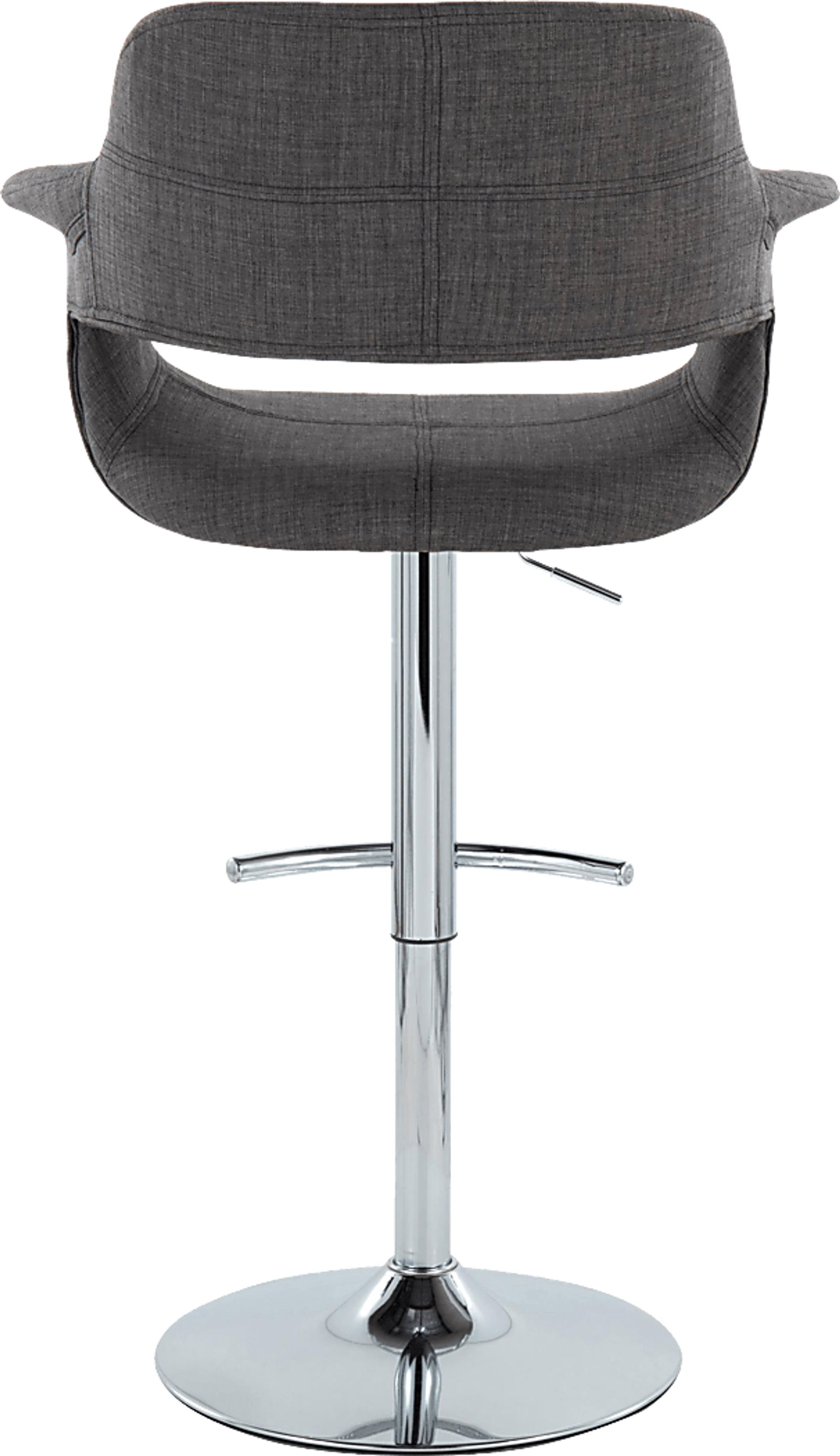 Greinwich II Charcoal Adjustable Barstool, Set of 2 - Image 5