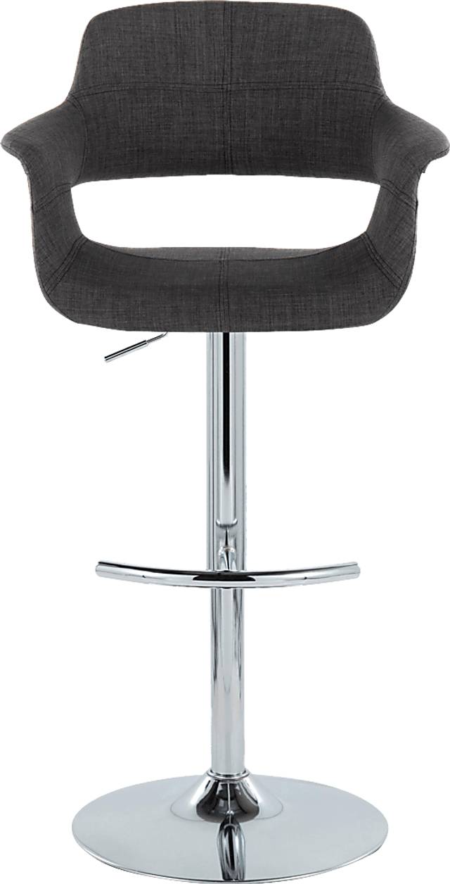 Greinwich II Charcoal Adjustable Barstool, Set of 2 - Thumbnail - Image 6
