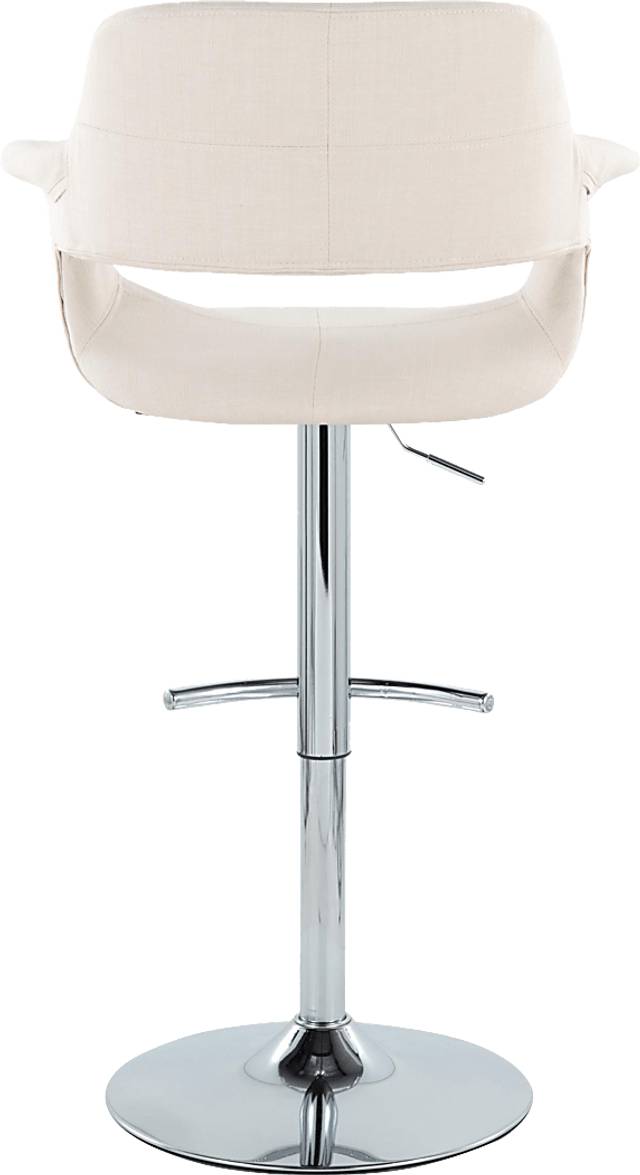 Greinwich II Cream Adjustable Barstool, Set of 2 - Thumbnail - Image 5